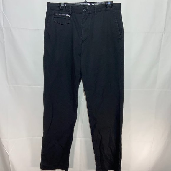 Calvin Klein Black Chino Pants Men's 32 Waist - Picture 1 of 7